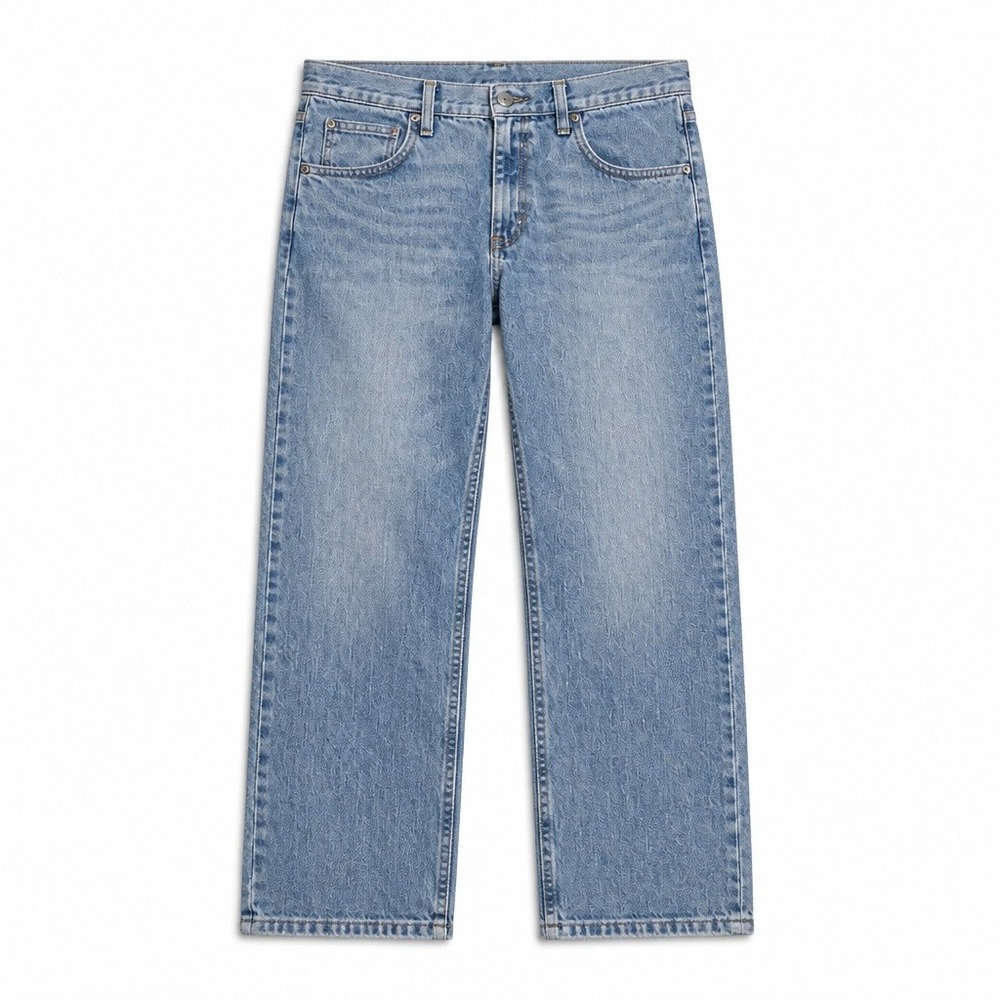 Wrangler Premium Quality Mens Straight Leg Jeans Blue 96FXWSL 33x30